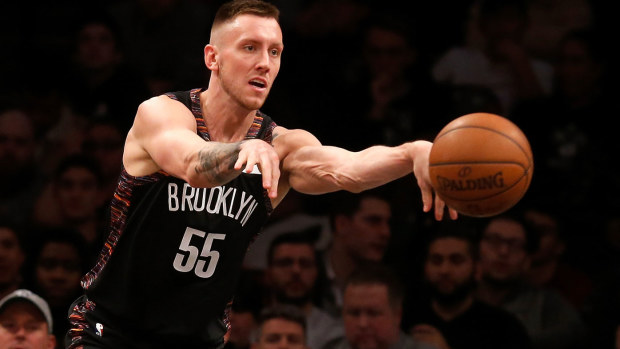 Mitch Creek during his tenure with the Brooklyn Nets in 2019