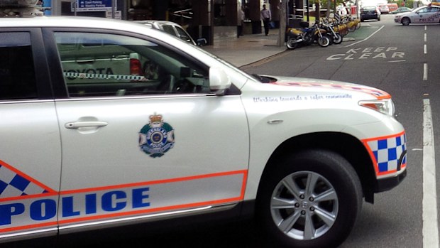 Stock image of Queensland police car.