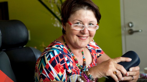 Julia Agostinelli has Multiple Sclerosis, and was "rescued" from an aged care facility in her early 40s.