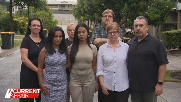 More than 10 current and former residents from the Brisbane complex where Michael Daniel is the contracted caretaker have called out his behaviour.