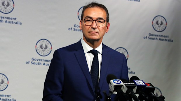 South Australian Premier Steven Marshall says self-isolation is "mandatory".