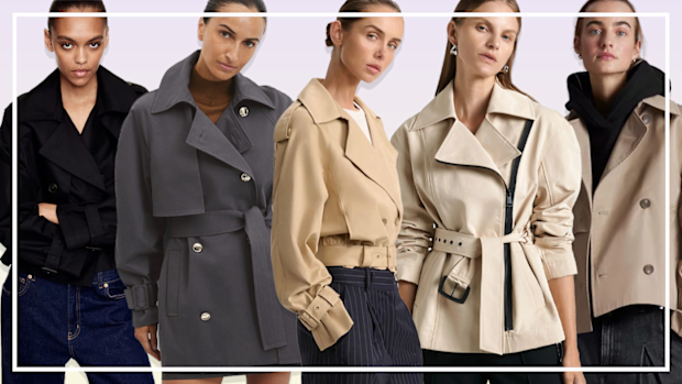 9PR: short trench coat jacket trend 
