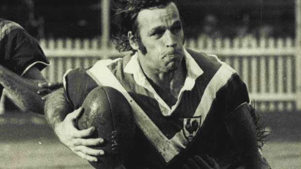 Harry Cameron in action for Easts against Manly at the SCG in 1973.