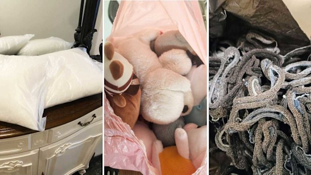 Rages, pillows and plush toys appear to be common items sent out by dodgy overseas sellers involved in brushing scams.