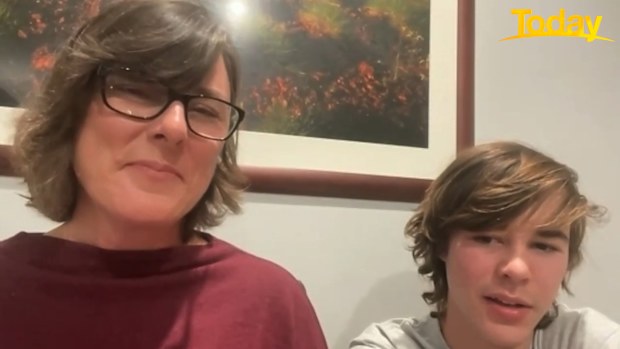Michelle Yeats and son Jacob on heroic light plane crash in Swan River.