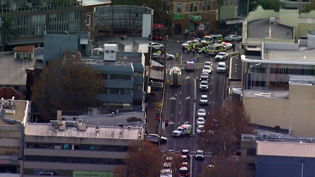 Pedestrians hit by car Crows Nest, Sydney.