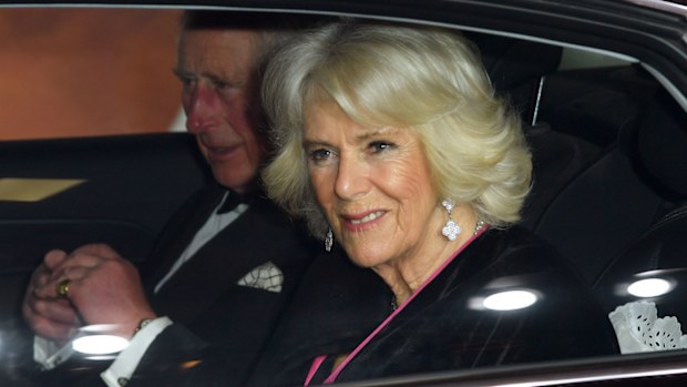 Prince Charles, Prince of Wales and Camilla, Duchess of Cornwall attend the "1917" World Premiere and Royal Performance at the Odeon Luxe Leicester Square on December 04, 2019 