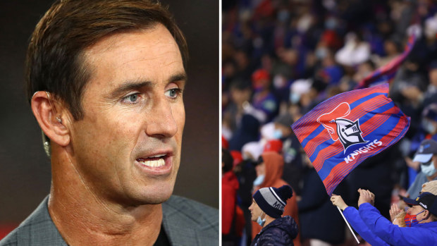 Andrew Johns says he's stoked to see Origin land in Newcastle.