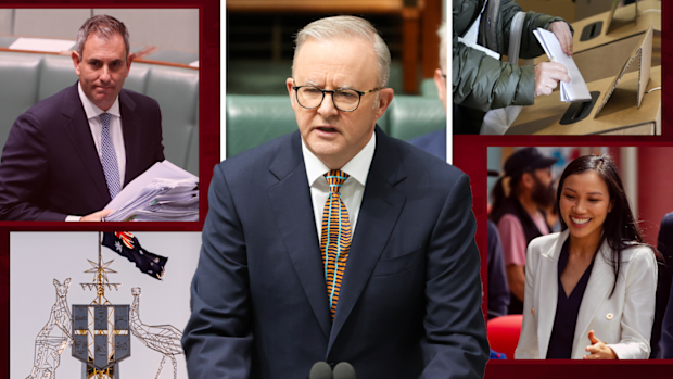 Anthony Albanese, Jim Chalmers and Tu Le.