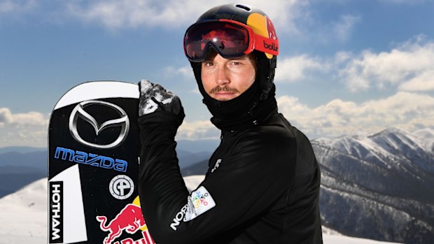 Australian snowboarder Alex "Chumpy" Pullin, pictured in 2017 at Mount Hotham.
