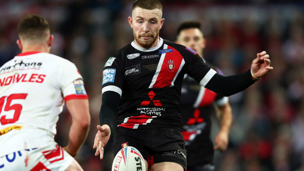 Jackson Hastings at the Salford Red Devils. He has since joined Wigan