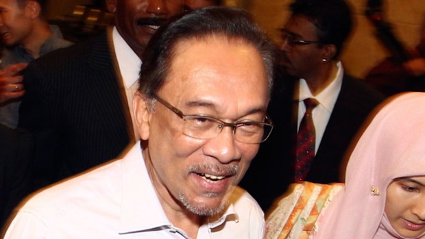 Malaysian opposition leader Anwar Ibrahim. 