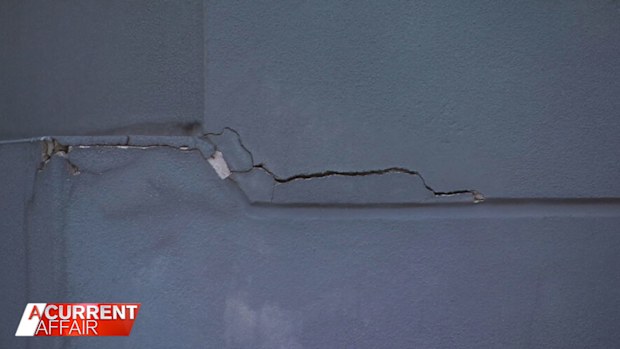 What appears to be structural defects.
