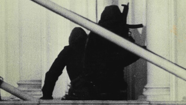 SAS troops prepare to storm the Iran embassy.