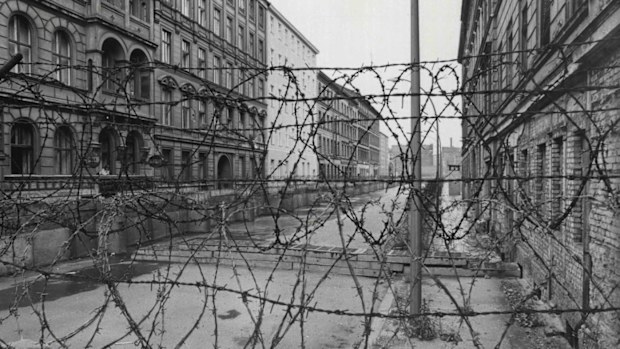 The Berlin Wall divided the city in two for nearly 30 years.