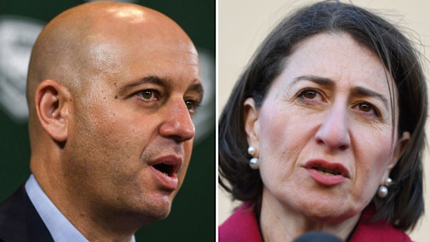 Todd Greenberg and Gladys Berejiklian