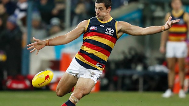 Taylor Walker in action for Adelaide.