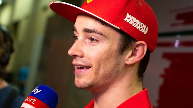 Ferrari driver Charles Leclerc