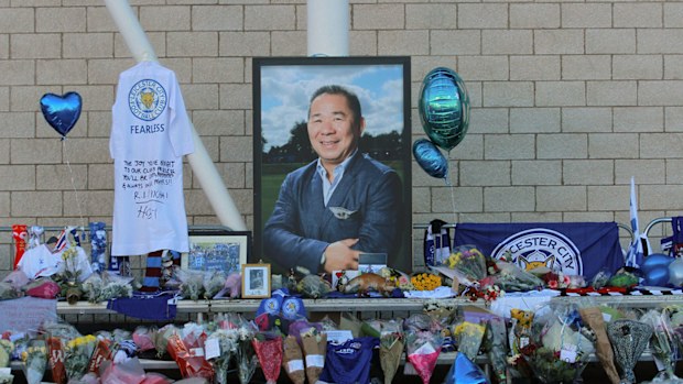 Vichai Srivaddhanaprabha flowers photo