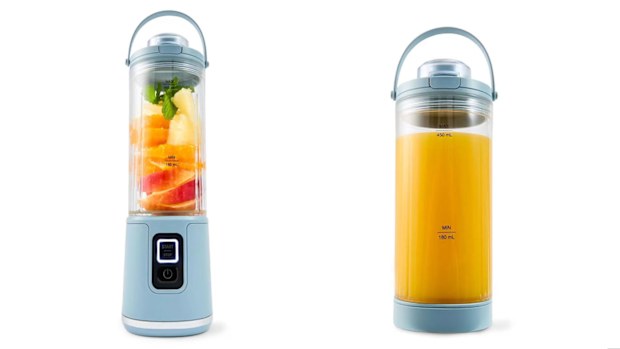 USB Portable blender light blue