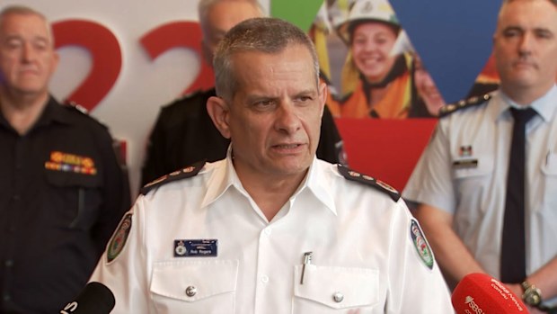 New South Wales Rural Fire Service Commissioner Rob Rogers speaks about the state's bushfire risk for 2022.