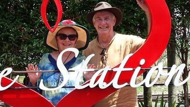 Penelope Blume died in husband Neil O'Riordan's arms in their Canberra home.