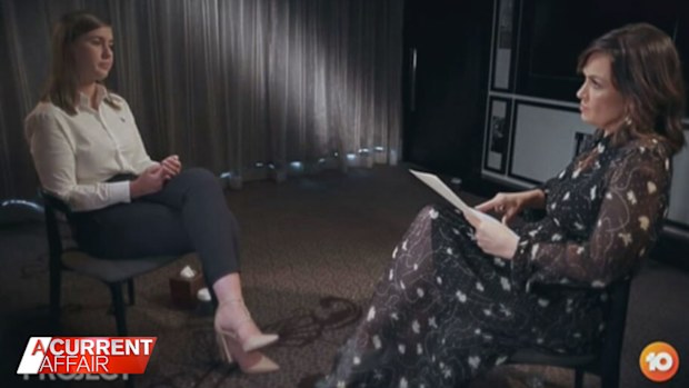 Brittany Higgins spoke to Lisa Wilkinson on The Project.