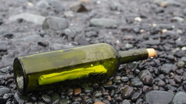 A Polish traveller flung the bottle into the ocean more than four years ago.