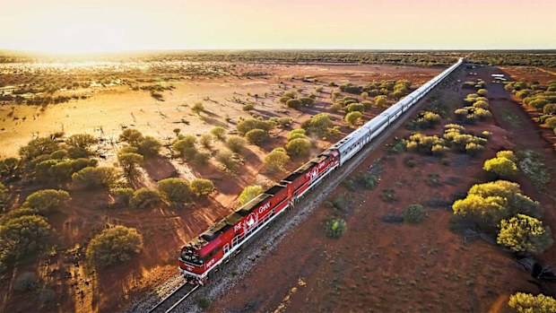 The Ghan exterior landscape