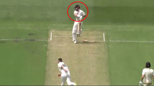 Marsh caps a stray bounce