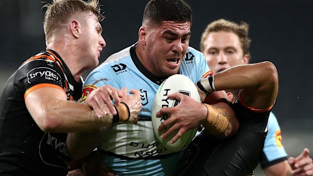 Brad Fittler has issued the Sharks' forward pack a wake-up call