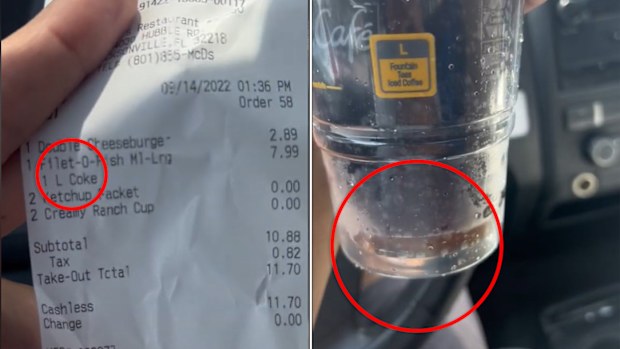 The man claimed he was "scammed".
