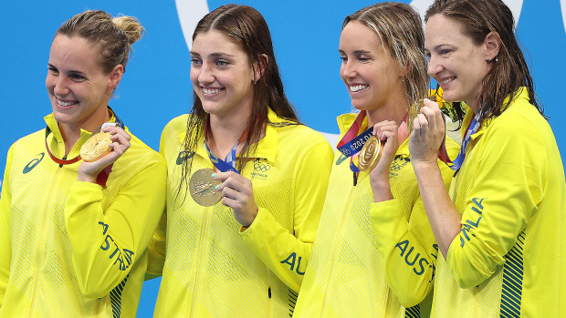 Australia's 4 x 100m women's relay team