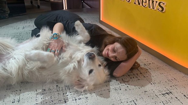 Drew Barrymore and her late dog Lucy