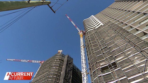 Gordon Henderson from Everwilling Cranes told A Current Affair that Toplace owed him $100,000.