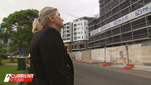Lauren Kirby's apartment is still unfinished. 