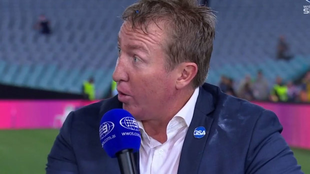 Trent Robinson responds to a Johnathan Thurston question.