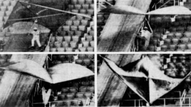 The Kiteman crash as it appeared in the Philadelphia Inquirer.
