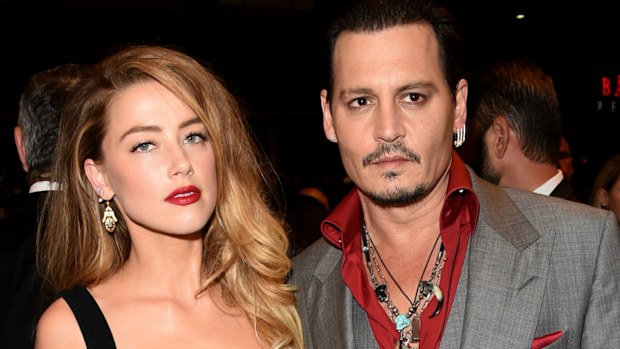 Amber Heard and Johnny Depp