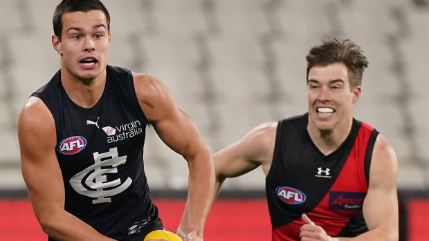 Jack Silvagni Zach Merrett