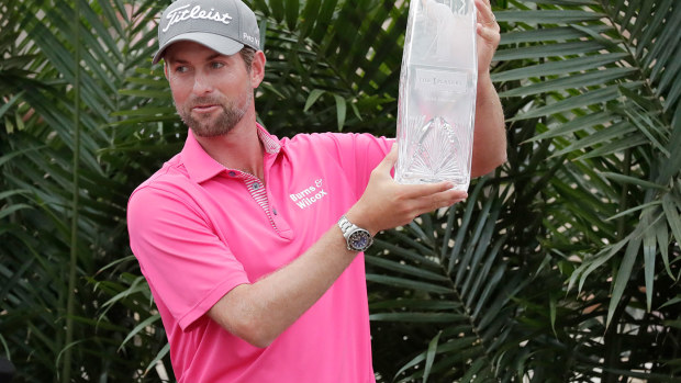 Webb Simpson won the prestigious Players Championship in 2018.