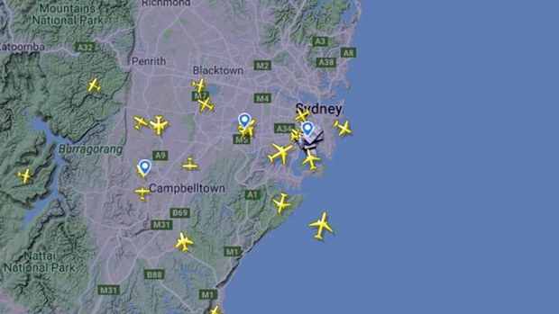 Planes are currently circling around the airspace waiting for clearance to land.