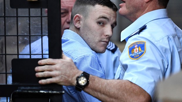 Wade Martinez faced a sentence hearing for the stabbing murder of Gwar George Garmo (AAP Image/David Moir).