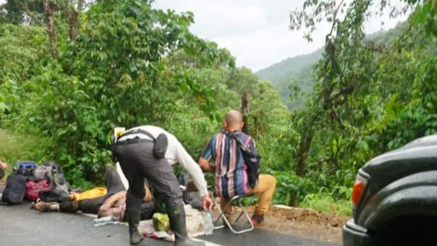 Stephanie and Jason Rowe were injured in a bus crash in the Amazon jungle in Peru.