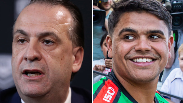 Peter V'Landys has heaped praise on Latrell Mitchell.