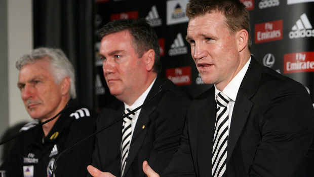 Nathan Buckley, Eddie McGuire and Mick Malthouse