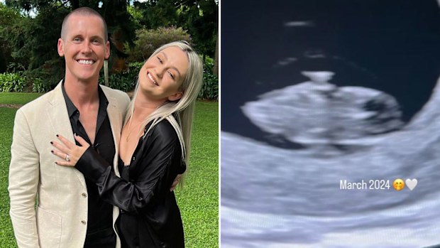 Tess and Luke The Block pregnant