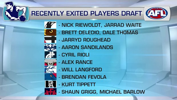 Brownie's 'recently retired players draft' 