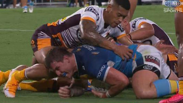 Jarrod Wallace scores