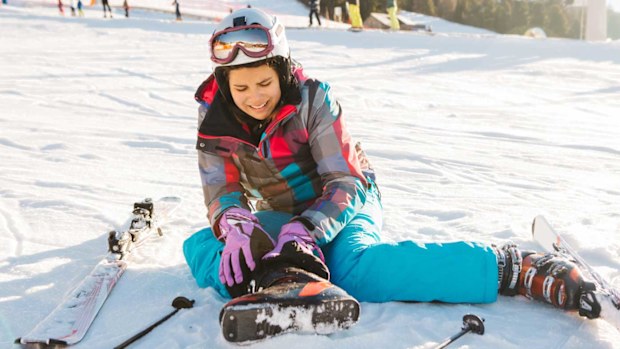 Skiing injury
